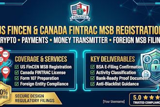 do US fincen msb registration and canada fintrac license compliance