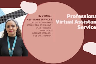be your virtual assistant for content and admin tasks