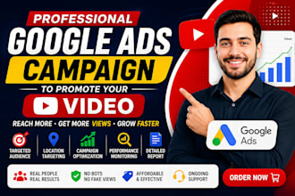 promote your youtube video with google ads campaign