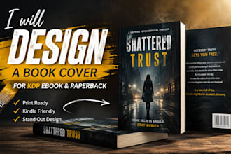 design a book cover for KDP e book and paperback wrap