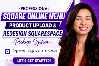 design squarespace website square online setup menu product upload pickup system
