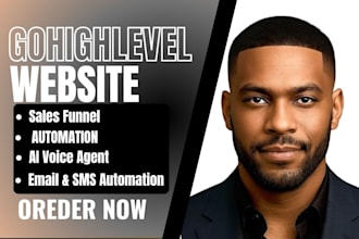 make gohighlevel landing page, ghl website design, go high level sales funnel