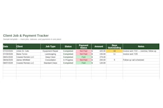 build a custom tracking spreadsheet for your business