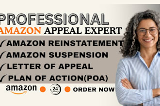 write amazon appeal letter and poa to reinstate your amazon suspended account