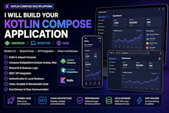 build a kotlin compose multiplatform application