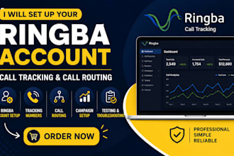 set up your ringba account and call tracking