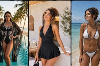 design 4k ai influencer model for instagram fanvue and lifestyle content video