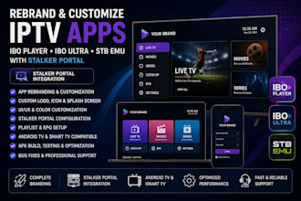rebrand iptv application ibo player, ibo ultra with stalker portal support