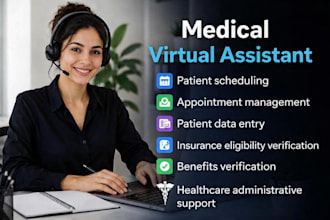 be your medical virtual assistant