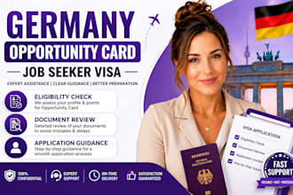 assist with germany opportunity card visa application and job seeker visa