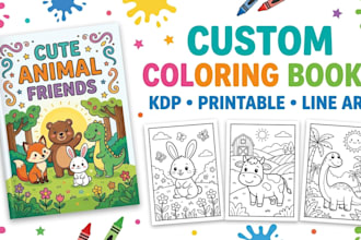 create custom coloring pages for your KDP coloring book