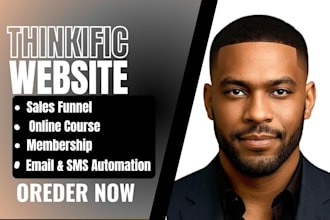 thinkific course website setup, thinkific sales funnel, thinkific landing pages