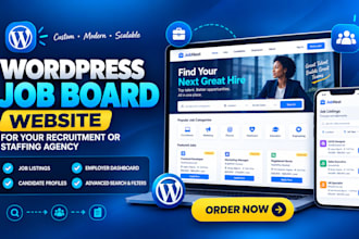 build a wordpress job board website for your recruitment or staffing agency