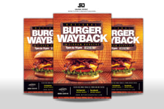 design modern, restaurant menu, food menu, flyer menu poster