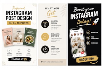 create instagram posts for your business