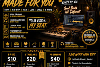 create a custom ai assisted beat for your song