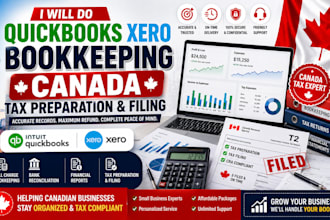 do quickbooks xero bookkeeping canada tax preparation and filing