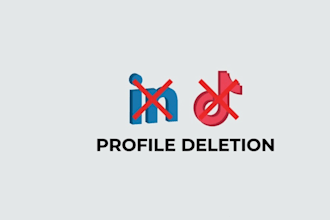 delete linkedin profile account,remove illegal content in linkedi or tiktok shop