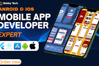 mobile app development flutter react native app developer android ai app builder