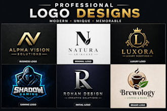 design professional youtube thumbnails and modern logo designs