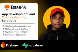 develop base44 mvp and integrate supabase