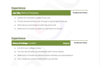 make your resume shine