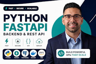 do python fastapi backend rest API development and integration