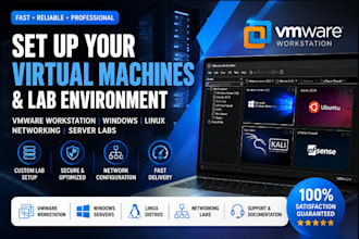 set up your virtual machines and lab environment