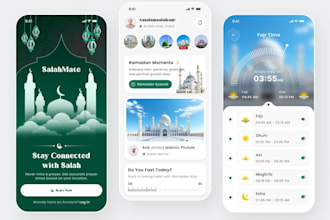 develop qibla direction app islamic adhan alert app islamic lifestyle mobile app