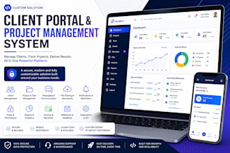 build a custom client portal and project management system