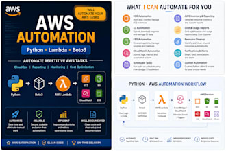automate AWS tasks using python, lambda and boto3