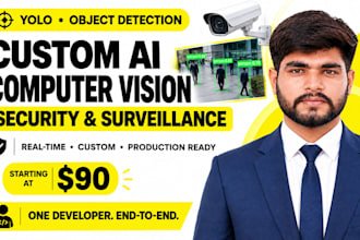 build custom ai computer vision models for security and surveillance in python