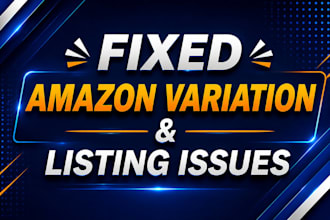 fix amazon variation listing issue and listing policy violation