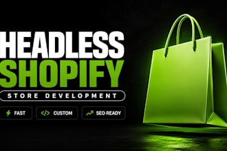 build a headless shopify store with a custom nextjs storefront