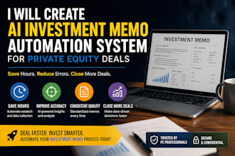 create ai investment memo automation system private equity deals diligence ai