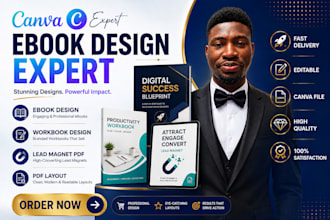 canva ebook design,workbook design,lead magnet design,PDF design,ebook layout
