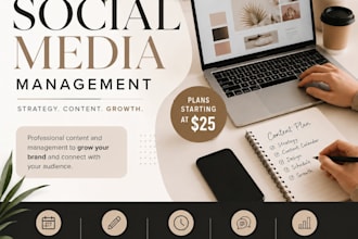 manage social media management and strategy