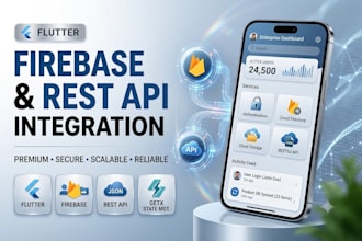 integrate firebase and rest API into your flutter app