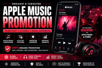 do organic apple music promotion, itunes, apple music playlist