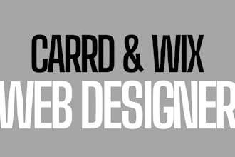 design redesign carrd website design