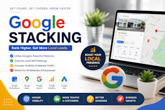 improve local SEO and visibility with google stacking