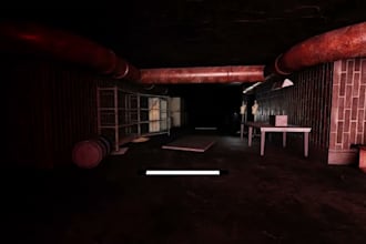 create low poly roblox horror map, scary environment and immersive level design
