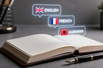 translate between french english and albanian accurately