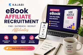 recruit affiliate for your side hustle ebook on kajabi