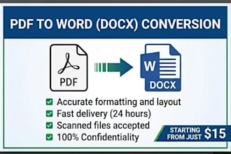 convert PDF to word excel with high accuracy