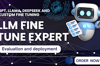 fine tune llm models, gpt, llama and deepseek on custom data