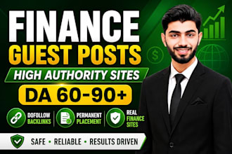 publish finance guest posts on high authority websites