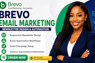 brevo email marketing newsletter design and automation