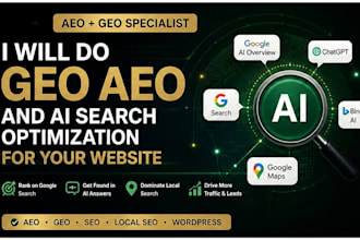 do GEO, aeo and ai search optimization for your website
