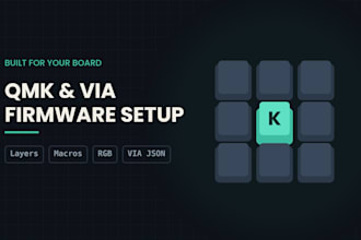 set up qmk and via firmware for your custom mechanical keyboard